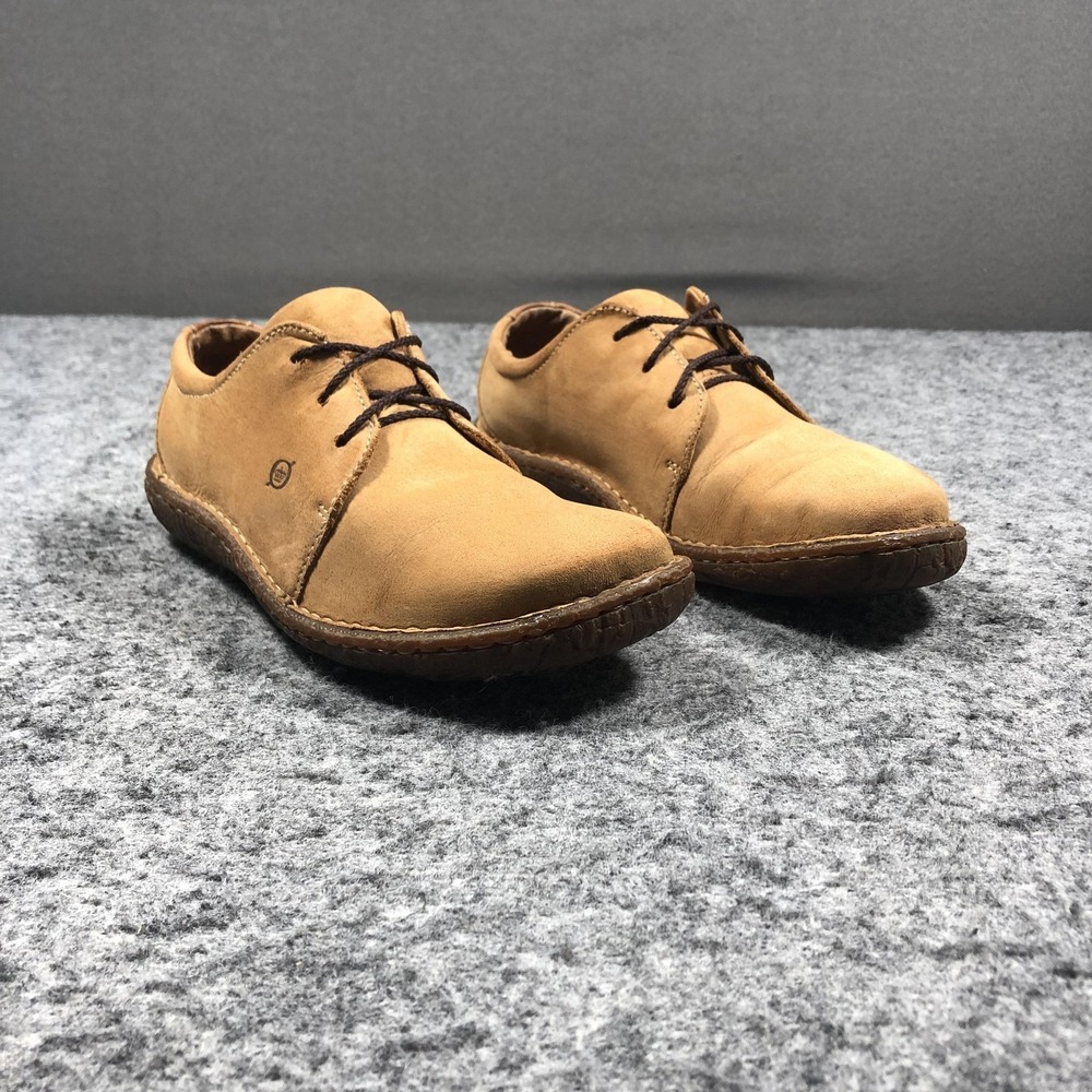 Born Oxford Shoes Womens 9.5 41 Brown Leather Lace Up Comfort Casual W5808